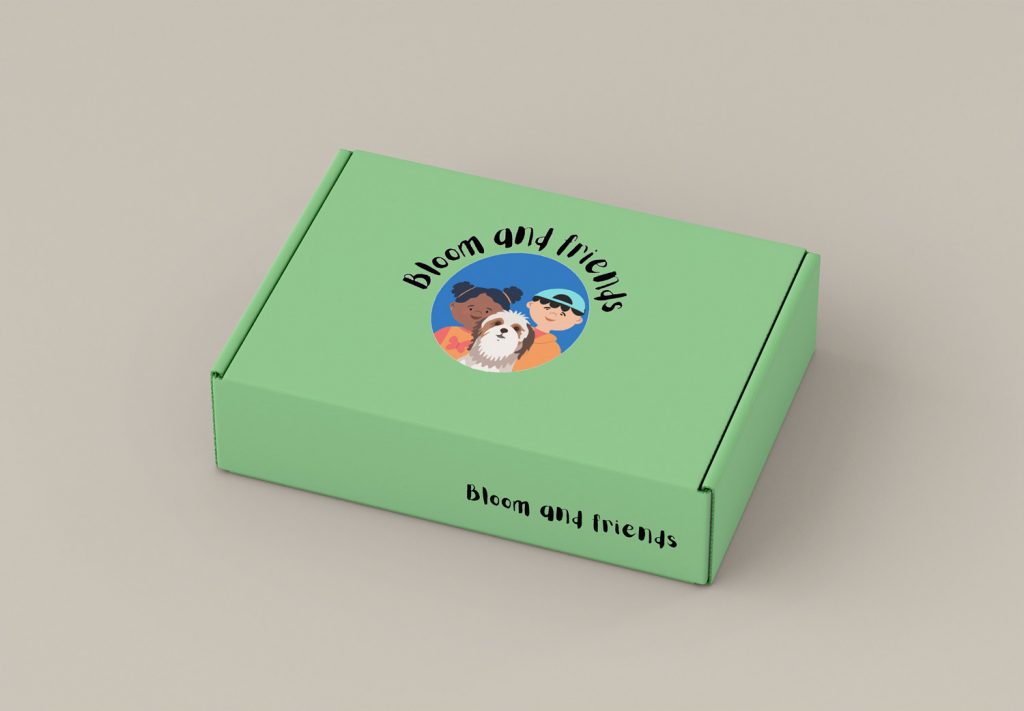caja verde bloom and friends